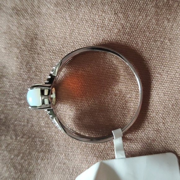 STERLING SILVER MOONSTONE RING - Picture 4 of 4